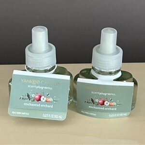 Two New Yankee Candle Enchanted Orchard Plug In Scented Refills